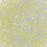 Miyuki Delica 11/0 DB1676 - Pearl Lined Transparent Pale Yellow AB x8g