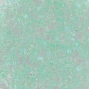 Miyuki Delica 11/0 DB1675 - Pearl Lined Transparent Pale Green Mist AB x8g