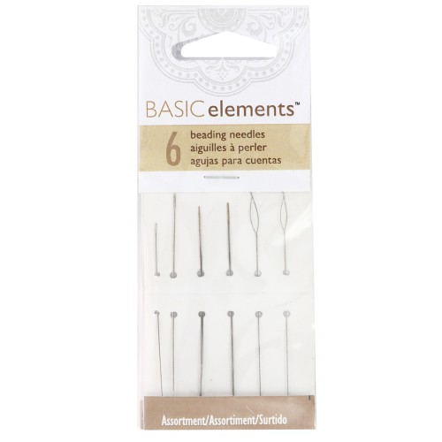 Aiguilles à perler - Mix d'aiguilles - chas réformable et fendue - Acier x1