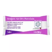 Pâte Sculpey Air-dry Porcelaine - Blanc x500gr