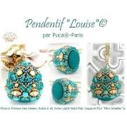 Perles en verre Piros® par Puca® 2x5 mm - Riviera Mocca x10g