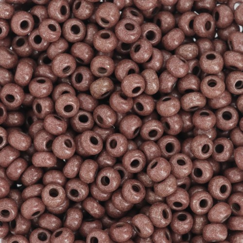 Perles rocailles Preciosa 8/0 3 mm - Terra Intensive - Dark Brown x20g