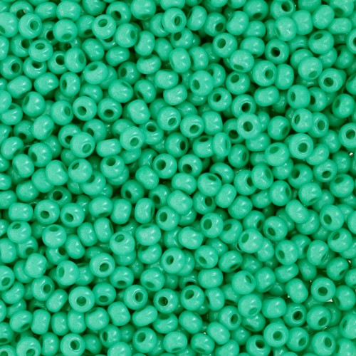 Perles rocailles Preciosa 11/0 2 mm - Terra Intensive - Dark Green x20g