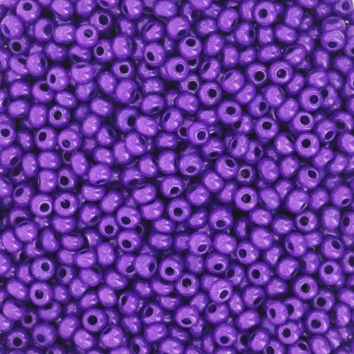 Perles rocailles Preciosa 11/0 2 mm - Terra Intensive - Violet x20g