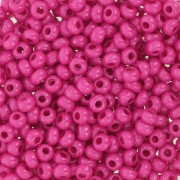 Perles rocailles Preciosa 8/0 3 mm - Terra Intensive - Fuchsia x20g