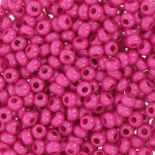 Perles rocailles Preciosa 8/0 3 mm - Terra Intensive - Fuchsia x20g