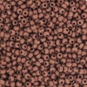 Perles rocailles Preciosa 11/0 2 mm - Terra Intensive - Dark Brown x20g