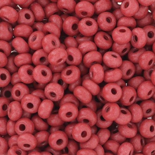 Perles rocailles Preciosa 6/0 4 mm - Terra Intensive - Brown Mat x20g