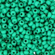 Perles rocailles Preciosa 8/0 3 mm - Terra Intensive - Dark Green Mat x20g