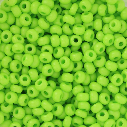 Perles rocailles Preciosa 8/0 3 mm - Terra Intensive - Green Mat x20g