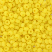 Perles rocailles Preciosa 8/0 3 mm - Terra Intensive - Yellow Mat x20g