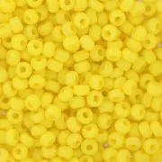 Perles rocailles Preciosa 8/0 3 mm - Terra Intensive - Yellow Mat x20g