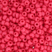Perles rocailles Preciosa 8/0 3 mm - Terra Intensive - Red Mat x20g