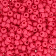 Perles rocailles Preciosa 8/0 3 mm - Terra Intensive - Red Mat x20g