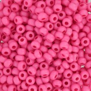 Perles rocailles Preciosa 8/0 3 mm - Terra Intensive - Pink Mat x20g