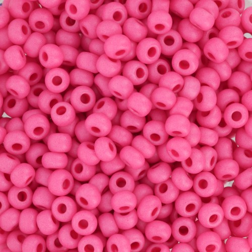 Perles rocailles Preciosa 8/0 3 mm - Terra Intensive - Pink Mat x20g