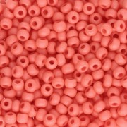 Perles rocailles Preciosa 8/0 3 mm - Terra Intensive - Orange Mat x20g