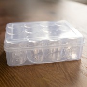 Malette de rangement pour perles et fournitures 15.5x11.5 cm avec 12 boites x1