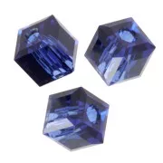 Cubes PureCrystal 5601 4 mm - Reinvented Dark Sapphire x8