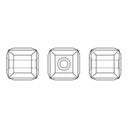 Cubes PureCrystal 5601 4 mm - Reinvented Dark Sapphire x8