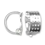 Clips créole tamis argenté x2