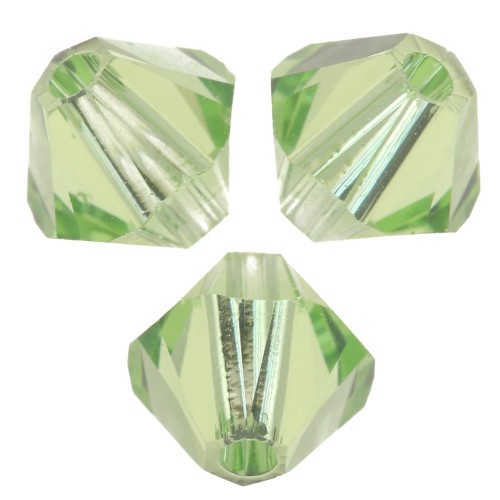 Toupies en cristal PureCrystal 5328 4 mm - Reinvented Peridot x50