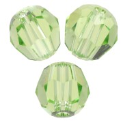 Perles rondes PureCrystal 5000 4 mm - Reinvented Peridot x20