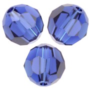 Perle ronde PureCrystal 5000 8 mm - Reinvented Dark Sapphire x1