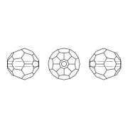 Perle ronde PureCrystal 5000 8 mm - Reinvented Dark Sapphire x1