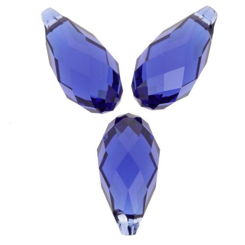 Goutte PureCrystal 6010 13x6.5 mm - Reinvented Dark Sapphire x1