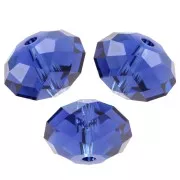 Perle ronde aplatie PureCrystal 5040 8 mm - Reinvented Dark Sapphire x1