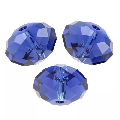 Ronde aplatie PureCrystal 5040 6 mm - Reinvented Dark Sapphire x1