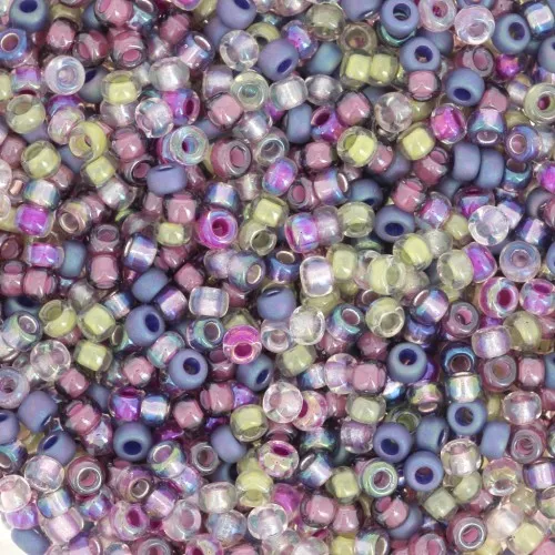 Mix de rocailles Miyuki 11/0 Flower Field x8g