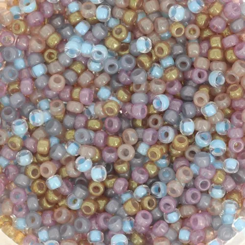 Mix de rocailles Miyuki 11/0 Retro Touch x8g