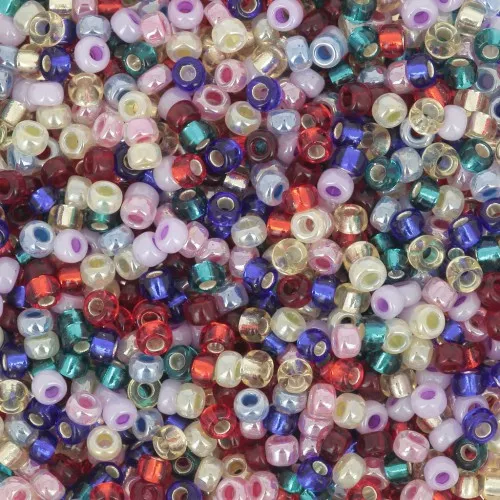 Mix de rocailles Miyuki 11/0 Mix Rainbow x8g