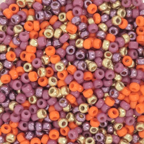 Mix de rocailles Miyuki 11/0 African Glow x8g