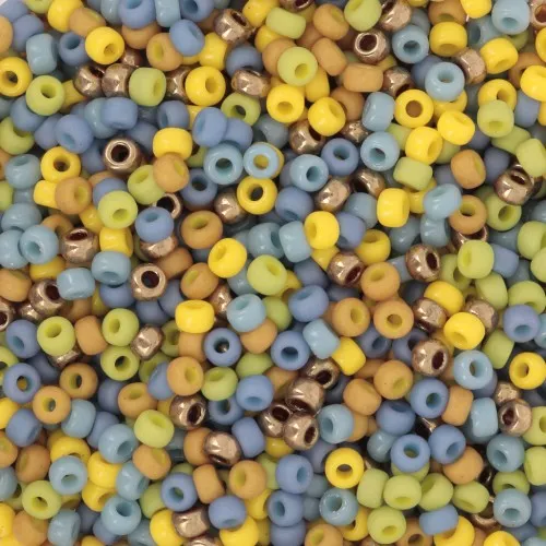 Mix de rocailles Miyuki 11/0 Sunflower x8g