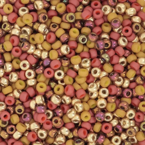Mix de rocailles Miyuki 11/0 Sahara Storm x8g