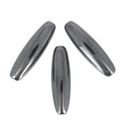 Roquettes 23x7 mm Jet Hematite x5