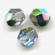 Facettes 6 mm Crystal Vitrail Medium x25