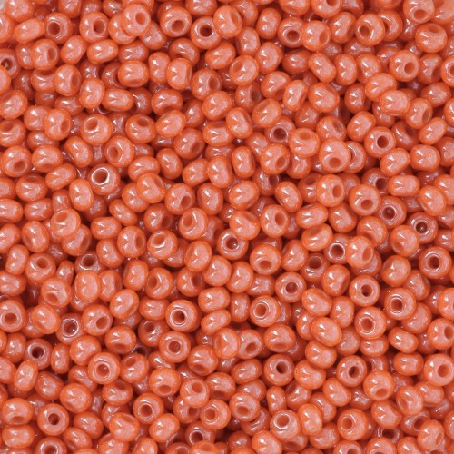 Perles rocailles Preciosa  11/0 2 mm - Orange Luster x20g