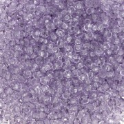 Perles rocailles Preciosa 11/0 2 mm - Solgel - Dark Violet 2 Dyed Crystal x20g