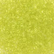 Perles rocailles Preciosa  11/0 2 mm - Solgel - Green 2 Dyed Crystal x20g