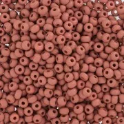 Perles rocailles Preciosa  11/0 2 mm - Permalux Brown Mat x20g