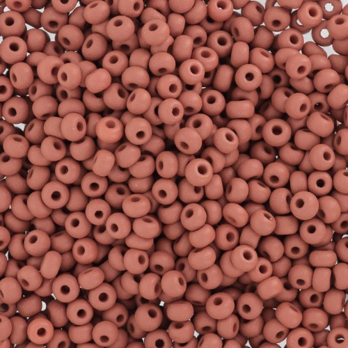 Perles rocailles Preciosa  11/0 2 mm - Permalux Brown Mat x20g