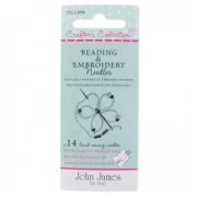 Assortiment d'aiguilles à broderie et broderie de perles taille 5-7-10 x14|raw }}