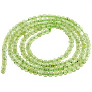 Perles rondes 2 mm pierre gemme - Peridot x38cm|raw }}