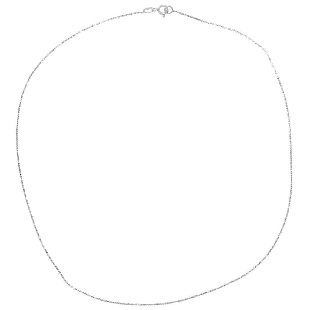 Collier En Argent Maille Serpent Plat Tressé Tricolore - Longueur 44,5 Cm - Occasion Très Bon état - Style élégant Et Original