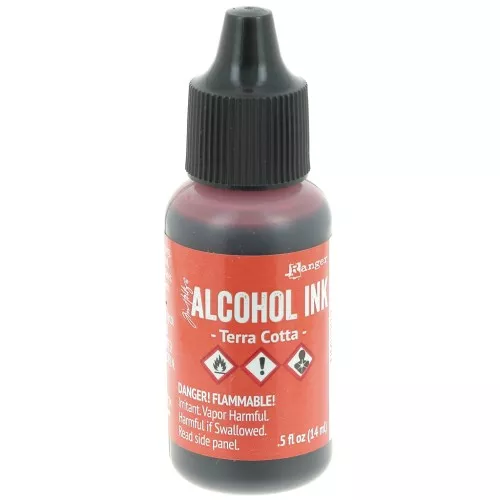 Encre transparente à alcool Adirondack Tim Holtz 14ml - Terra Cotta x1