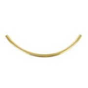 Tube 112x5 mm Doré à l'or fin x1